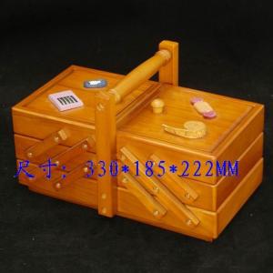 дървена кутия за шиене